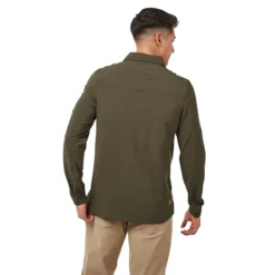 Craghoppers Nosilife Pro III LS Shirt Herre -Campingutstyr Salg 2024 Web version CMS621 J77 WoodlandGreen 3