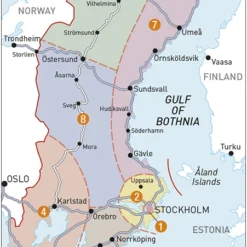 Sweden -Campingutstyr Salg 2024 chapter division map 20