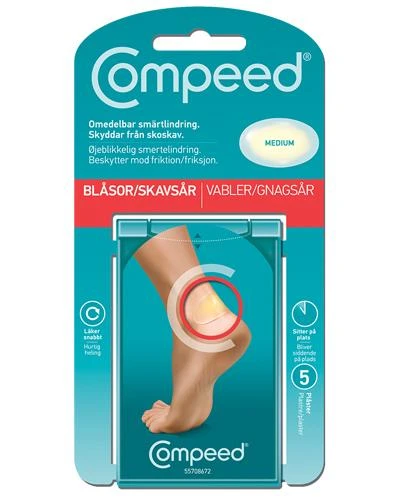 Compeed Gnagsårplaster Medium 3 Compeed Gnagsårplaster Medium