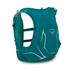 Osprey Dyna 6 Løpevest Dame -Campingutstyr Salg 2024 dyna6wflasks s22 sideback verdigrisgreen 3