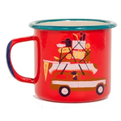United By Blue Enamel Mug Places You'll Go -Campingutstyr Salg 2024 enamelmug 12oz placesyoullgo1