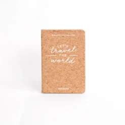 Cork Notebook A6 Let's Travel The World -Campingutstyr Salg 2024 notebook cork notebook cover hard woody notebook cork a6 5
