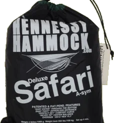 Hennessy Hammock Safari Deluxe -Campingutstyr Salg 2024 saf dx bag 300t