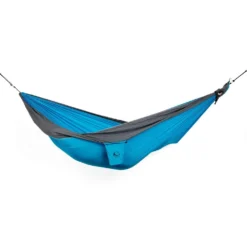 TICKET TO THE MOON Hengekøye King Size -Campingutstyr Salg 2024 ticket to the moon parachute hammock king size aqua grey add hanging kit add tree friendly moon straps 15.99 11876 p