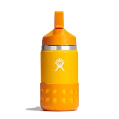 Hydro Flask Kids Wide Straw & Lid Drikkeflaske (354 Ml) -Campingutstyr Salg 2024 w12bswbb318 firefly straighton