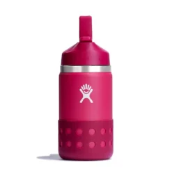 Hydro Flask Kids Wide Straw & Lid Drikkeflaske (354 Ml) -Campingutstyr Salg 2024 w12bswbb623 peony straighton