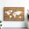 Woody Map Wooden Edition (60 X 45 Cm)